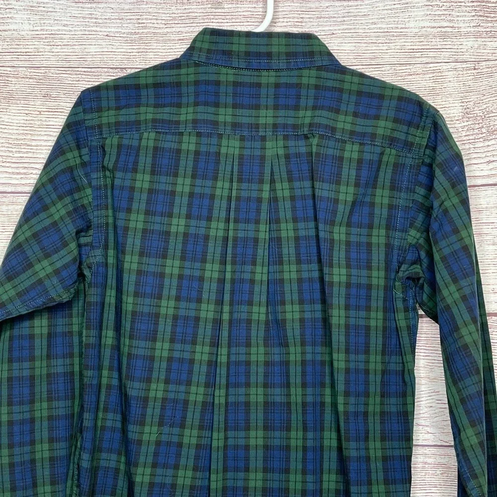 Ralph Lauren 100% Cotton Button Down Plaid Shirt Size 7